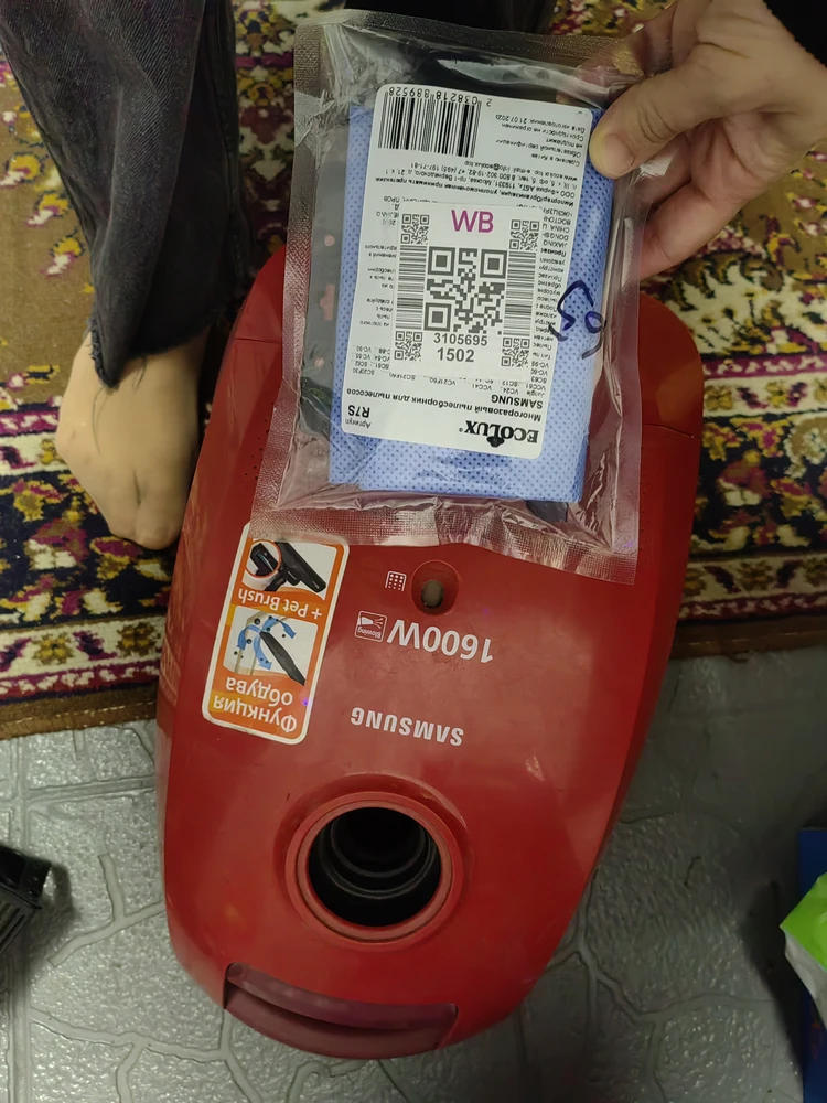 Купила мешок для самсунг sc 5640. Подошёл, пропылесосила , в пылесосе пыли не было