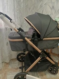 Отзыв Коляска-трансформер MOWBaby Jasper MB022 3 в 1 Gold Black #23499