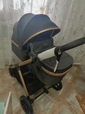 Отзыв Коляска-трансформер MOWBaby Jasper MB022 3 в 1 Gold Black #23499